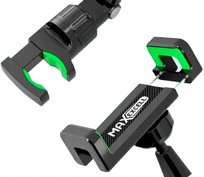 MaxExcell Uniwersalny uchwyt samochodowy regulacja 360° czarny uchwyt