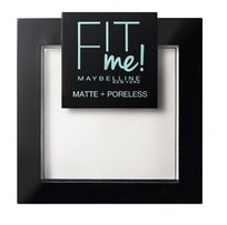 Maybelline, Fit Me Matte Poreless Pressed Powder, Puder matujący do twarzy w kompakcie 090 Transluced, 9 g