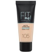 Maybelline, Fit me, Podkład 105 Natural Ivory, 30 ml Maybelline