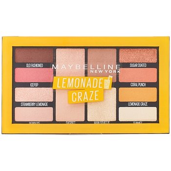 Maybelline, Lemonade Craze, paleta cieni róży i rozświetlaczy, 12 g - Maybelline