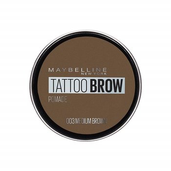 Maybelline, Tattoo Brow, Pomada do brwi 003 Medium Brown, 3,5 ml - Maybelline