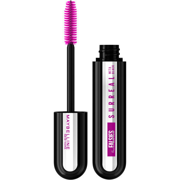 Empik Maybelline, The Falsies Surreal Mascara pogrubiająco-wydłużający tusz do rzęs Meta Black, 10ml