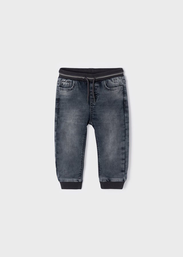Mayoral Soft Denim Pants | Dark main image 1