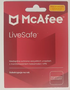 Mcafee Live Safe Bez Limitu Stanowisk Na 1 Rok - Inny producent