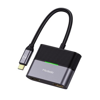 Mcdodo Rocky Series Adapter Usb-C Do 2X Hdmi 4K 60Hz - Mcdodo