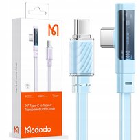Mcdodo Szybki Kabel Kątowy Usb-C Pd 65W 1,2M Niebieski Mcdodo