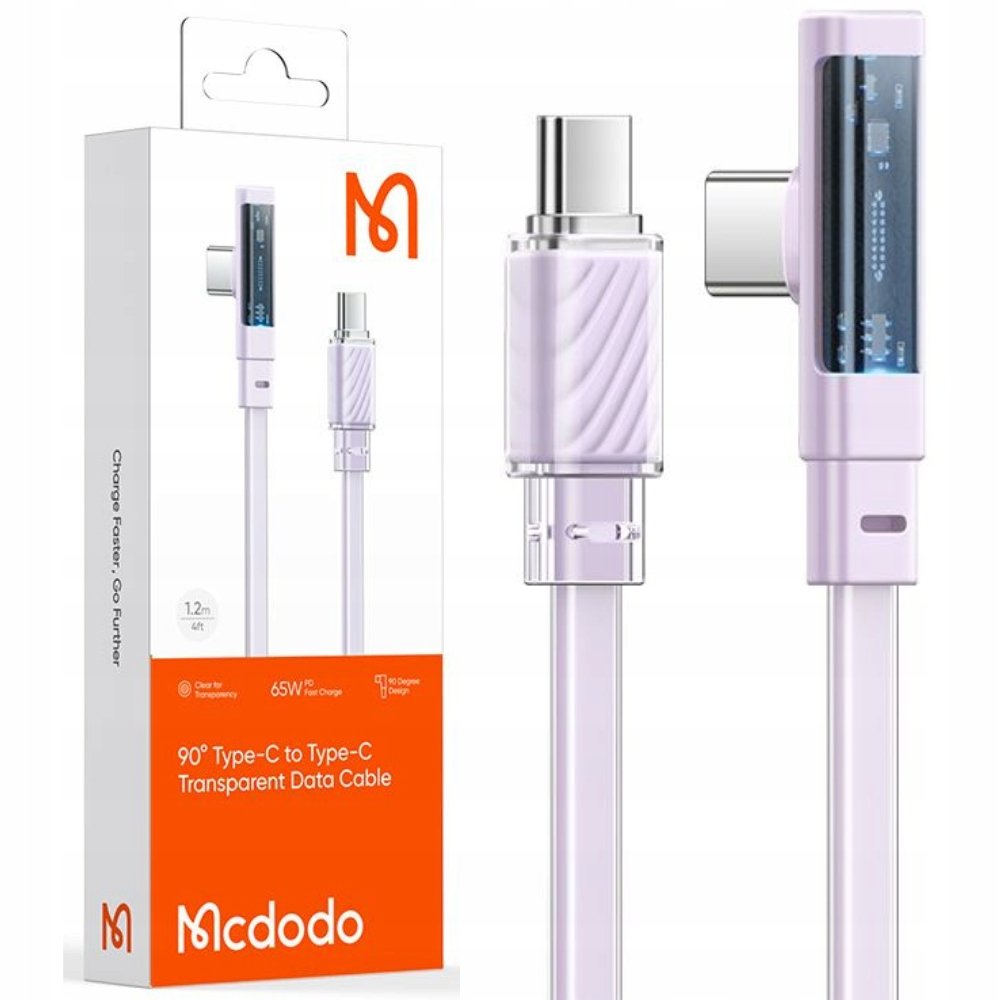 Mcdodo Szybki Kabel K Towy Usb C Pd W M Fioletowy Mcdodo Sklep