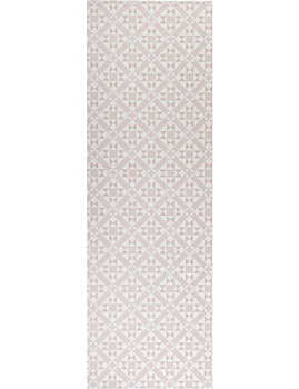 MD, Winylowy dywan mata PCV 67x200 cm Gwiazdy Różowa - MD