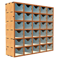 Mdf Vertical Rack With 30 Drawers Green Stuff World