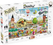 MDR, puzzle, rys. Andrzej Mleczko, Kraków, 1000 el.