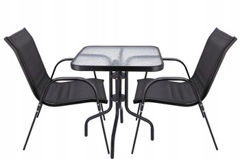MEBLE OGRODOWE taras zestaw komplet stół krzesła FIESTA - JUMI