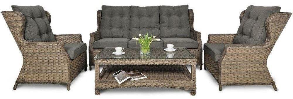 Meble technorattanowe FOCUS GARDEN Trivento 3 Melange