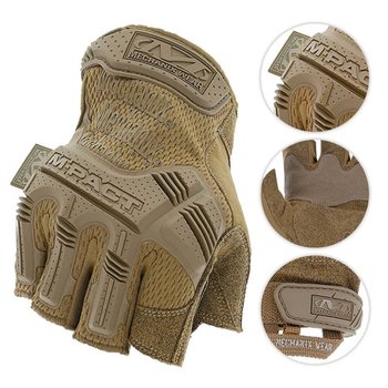 Mechanix Wear Rękawice bez Palców M-Pact Coyote - L - Mechanix Wear