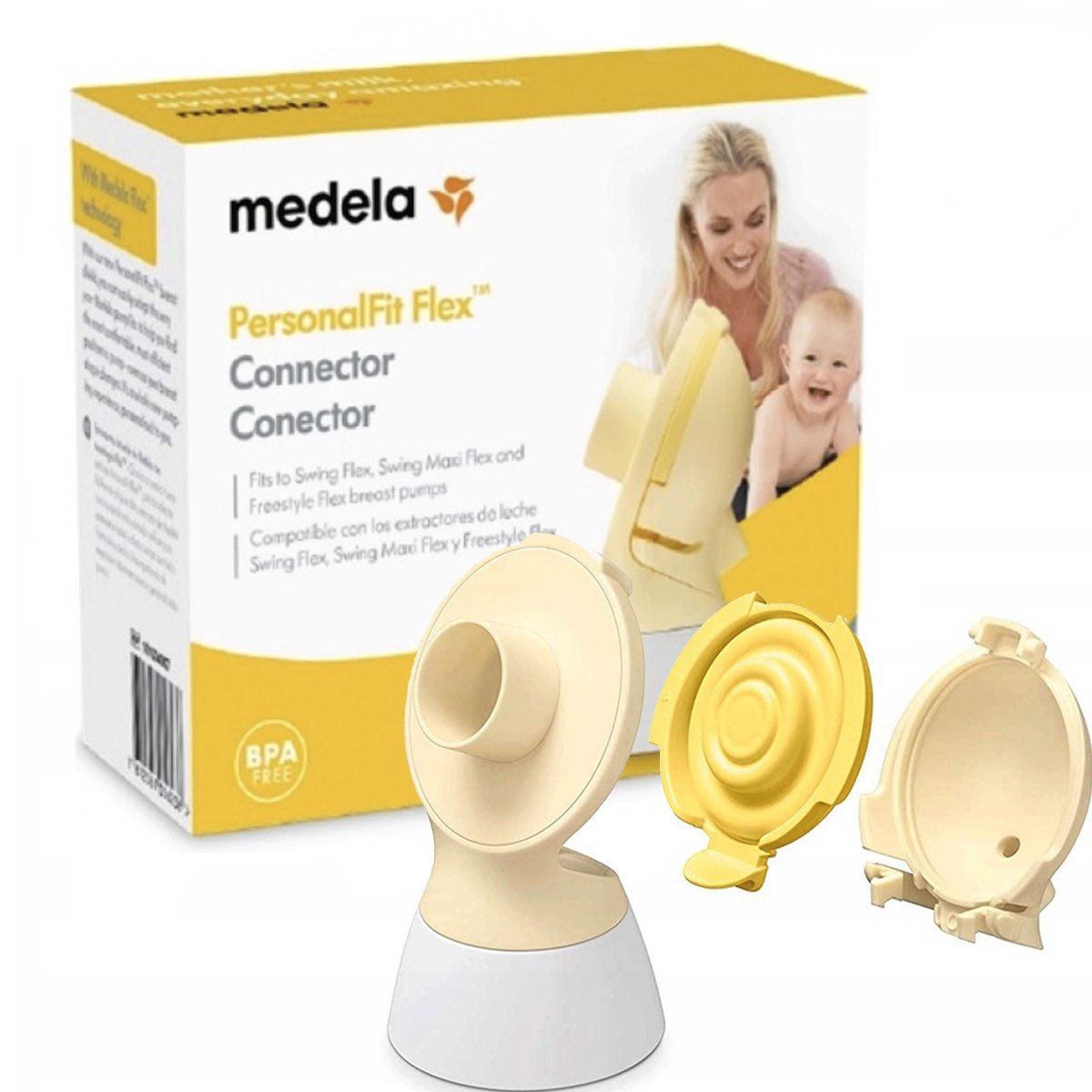 Medela PersonalFit Flex Lot de 2 membranes de rechange, compatibles avec les tire-lait Pump in Style MaxFlow, Swing Maxi et Freestyle Flex, pièces de rechange authentiques Medela