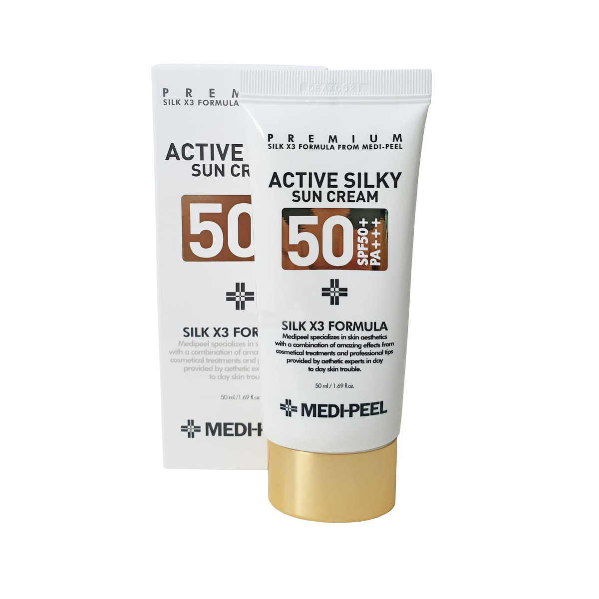 Medi-Peel - Active Silky Sun Cream SPF50+/PA+++ - Krem Przeciwsłoneczny ...