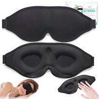 Medi Sleep, Maska na oczy, opaska 3D do spania, podróży, profesjonalna, 99% zaciemniająca