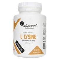 MedicaLine, Aminokwasy, Aliness L-Lysine (chlorowodorek) 500 mg, 100 kapsułek