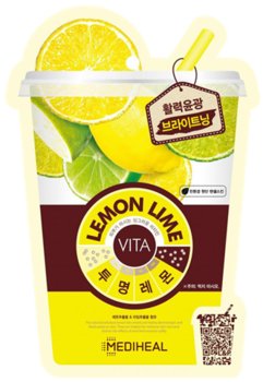 Mediheal, Maska w płachcie do twarzy z Cytryną, 20ml - Mediheal