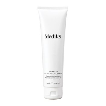 Medik8 Surface Radiance Cleanse, Żel oczyszczający do twarzy z kompleksem kwasów AHA i BHA, 150ml - Medik8