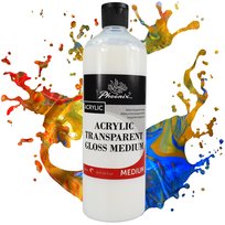 Medium Akrylowe Błyszczące Phoenix 500 ml do Farb Akrylowych Akryli Błysk
