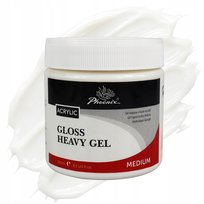 Medium Akrylowe Żelowe Błysk Phoenix 250 ml do Farb Akrylowych Gloss Gel