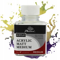 Medium do akryli matowe do farb akrylowych Phoenix 75 ml MAT