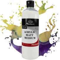Medium do Farb Akrylowych Matowe do akryli Phoenix 500 ml MAT