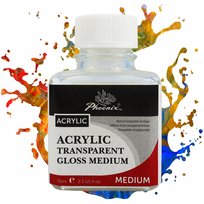 Medium do rozcieńczania akryli błysk Phoenix 75ml błyszczące transparentne