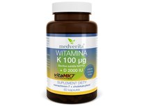 Medverita, Suplement diety, Witamina K2 MK-7 + D3, 60 kapsułek Medverita