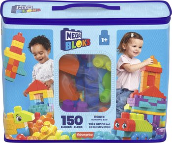 Mega Bloks Bardzo duża torba z klockami do budowania, HHM96 - Mega Bloks