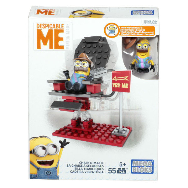 Mega Bloks, Minionki, klocki + figurka Chair, minizestaw
