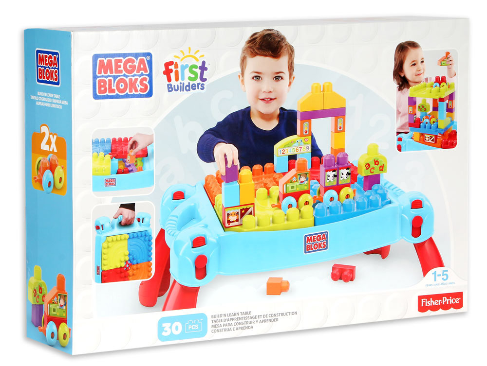 Mega Bloks, stolik z klockami