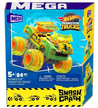 Mega Bloks, Zestaw konstrukcyjny Hot Wheels Gunkster Monster Truck - Mega Bloks