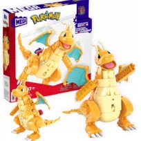 Mega Construx Klocki Pokemon Dragonite 387 Elementów (Prezent) Mega Construx Pokemon