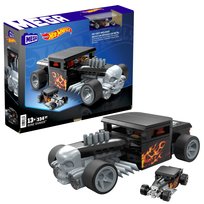 MEGA Klocki Hot Wheels Bone Shaker, Samochód do zbudowania, 334 el., dla dzieci 13+, fanów i kolekcjonerów HRY17 Mega