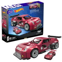 MEGA Klocki Hot Wheels Cadillac ATS-V R, Samochód do zbudowania, 319 el., dla dzieci 13+, fanów i kolekcjonerów HRY18 Mega