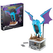MEGA Klocki Pokémon Golbat z ruchem, Figurka do zbudowania, dla dzieci 13+, fanów i kolekcjonerów HTH72 Mega