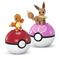 MEGA Pokemon Poke Balle 2-pak Charmander i Eevee JCR81