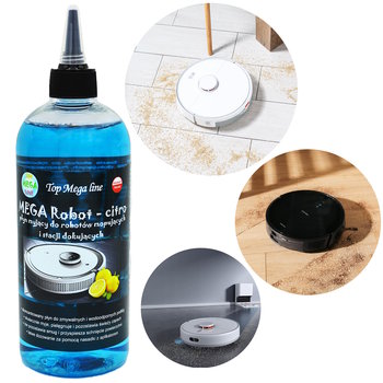 Mega Robot Płyn Do Robotów Sprzątających Cytrynowy Nadaje Połysk 400Ml - Dolphin