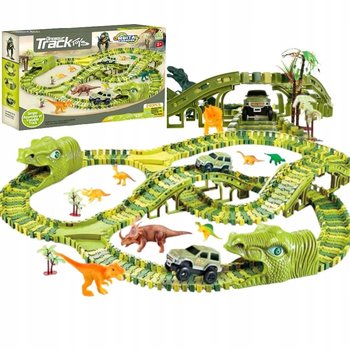 Mega Tor Wyścigowy Dinozaur Dino Park Xxxl 271 El. - Kruzzel