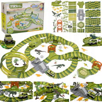 Mega Tor Wyścigowy Petla Dinozaur Dino Park 324El.