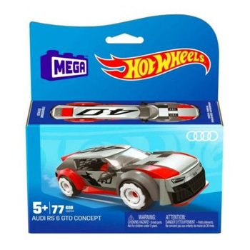 MEGA, Wyścigówka Audi RS6 GTO + figurka Hot Wheels HKF94 - Mega