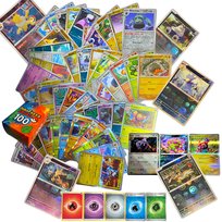 Mega Zestaw 100 Kart Pokemon Holo/Reverse + 1 Karta PokeBall japońska - Na Prezent