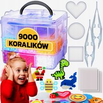 Mega Zestaw 9000 Prasowanka Koraliki Do Prasowania Xxl Kreatywny Na Prezent