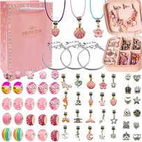 Mega Zestaw Do Robienia Bransoletek Naszyjników Prezent Zawieszki Koraliki