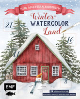 Mein Adventskalender-Buch: Winter-Watercolor-Land Edition Michael Fischer