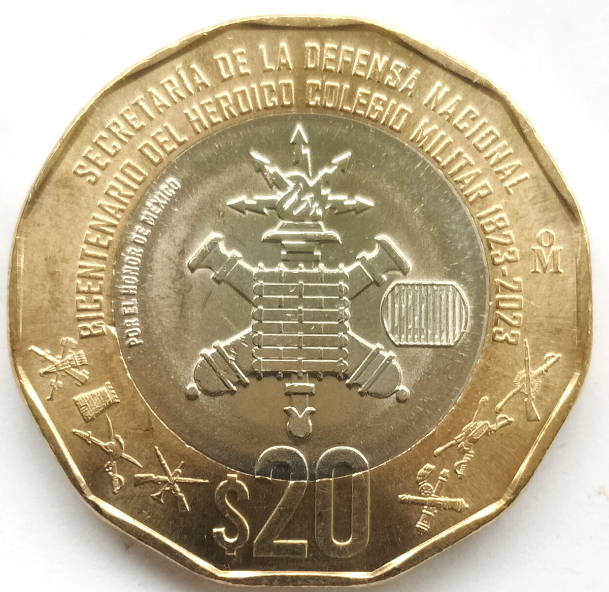 Meksyk 20 peso 2026 FIFA Mistrzostwa Świata – Anioł Niepodległości, mennicza UNC