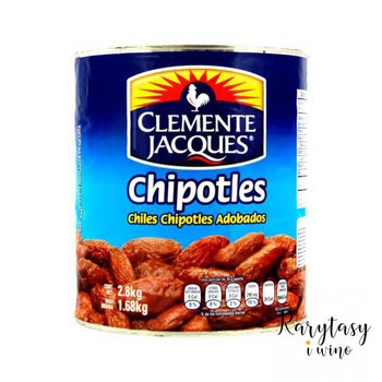 Meksykańska Papryka Chili Jalapeno Wędzona tzw. Chili Chipotle w Zalewie Adobo "Chiles Chipotles Adobados" 2,8kg Clemente Jacques - Clemente Jacques