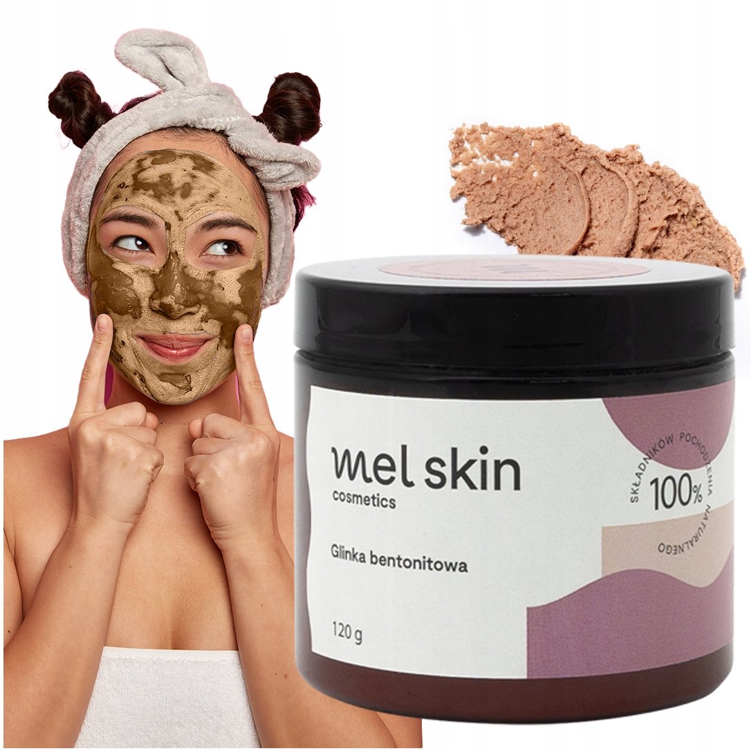 Empik GLINKA BENTONITOWA OCZYSZCZAJĄCA Regulująca wydzielanie sebum MEL SKIN