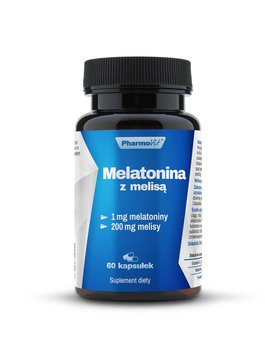 Melatonina z Melisą Pharmovit, suplement diety, 60 kapsułek - Pharmovit
